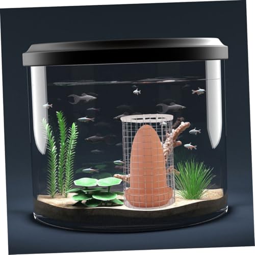 BESPORTBLE Shrimp Hatchery Breeding Box Fish Tank Spawning Cones Ceramic Angelfish Discus Grid Divider Net