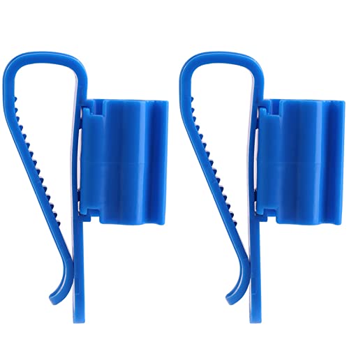 Multifunction Tube Clip 2Pcs Multifunction Plastic Adjustable Fish Mounting Clip Water Pipe Tube Clamp Hose Holder Stabilize Hose Along of Buckets and