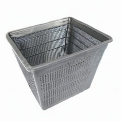 7 Inch (18cm) Square Water Garden Aquatic Mesh Pond Plant Flower Planter Basket, PondH2o Plastic Slotted Mesh Outdoor Aquatic Planting Pots Baskets Aquaponics, Hydroponics Value Pack of 2