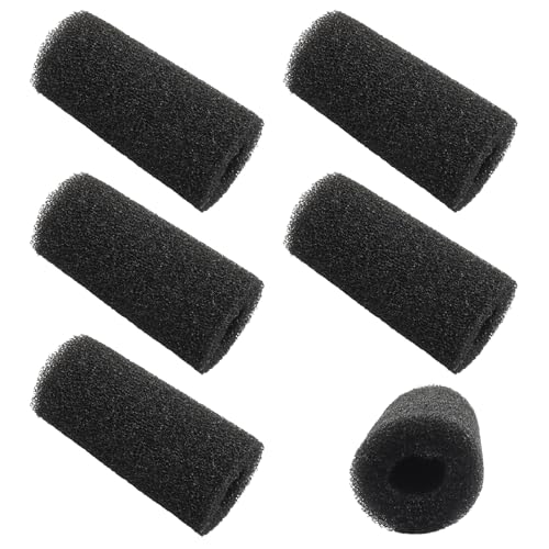 Piutouyar 6 Pcs Pre-Filter Sponge Foam Rolls, Aquarium Pre Filter Sponges Replacement for Fish Tank Accessories (Inner Diamter 15mm/0.59inch) - size: 15mm inner diameter