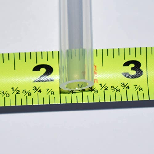 Ultra Clear Platinum Silicone Tubing - Food & Medical Grade - High Temp Hose (3 Feet, 1/4" ID x 3/8" OD Hardness: 50A) - size: 1/4" ID x 3/8" OD Hardness: 50A