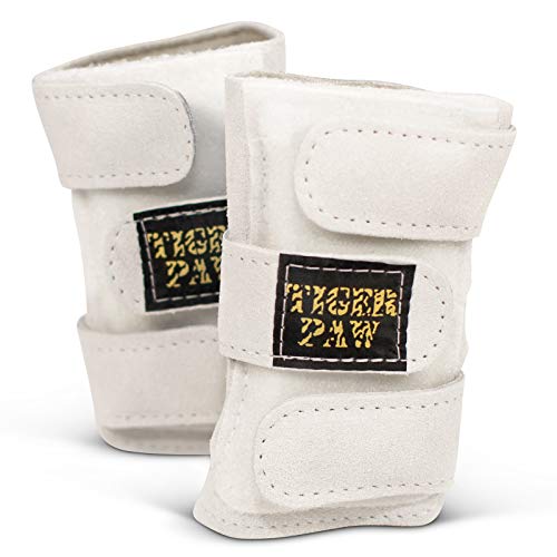 Tiger Paw Gymnastics Wrist Supports, Sold in Pairs - color: White, size: Small (69 to 115 pounds)