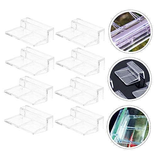 Aquarium Lid Holder Clips Fish Tank Lid Bracket for Glass Cover 10mm Rimless Tank Support