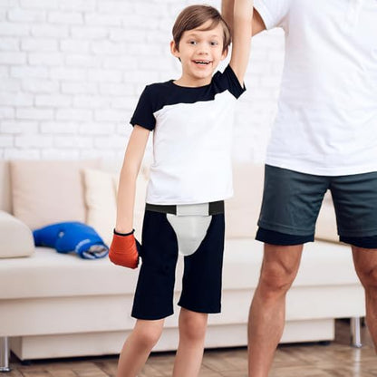 UPKOCH Youth Groin Protector for Boys 8-12, Adjustable Cup Guard | Boxing Groin Guard, Adjustable Support, For Martial Arts Training and Sparring