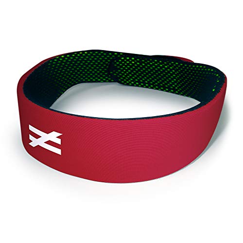 Unequal Halo 1 – 10mm Protective Headgear with Military-Grade Patented Composite, Coated Aramid Fabric - color: Red, size: LXL