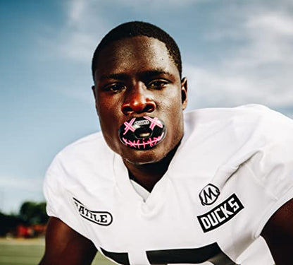 Battle Sports Oxygen Football Mouthguard - color: Black/Neon, size: One Size