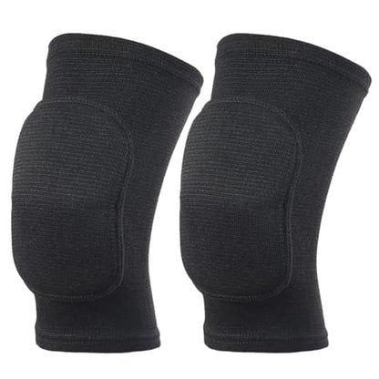 SUJAYU A Pair Elbow Pads Volleyball Arm Sleeves, Tandem Elbow Pads Volleyball Arm Pads Elbow Protector Tennis Basketball - color: Black, size: Medium