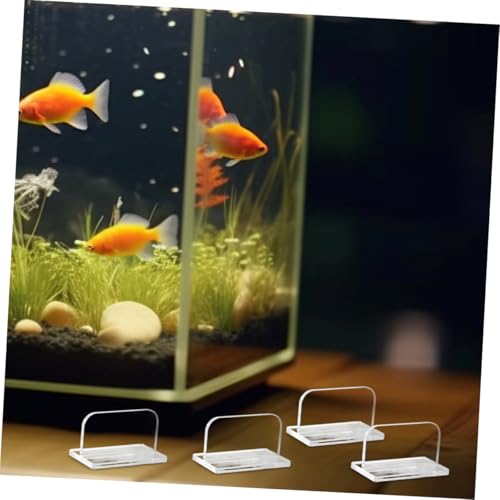 6pcs Acrylic Fish Tank Lid Handles Heavy-Duty Replacement Parts for Aquariums Grip for Transparent Design for Fish Tanks
