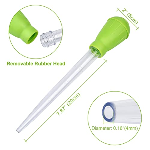 Manual Fish Tank Water Changer Aquarium Dropper, 30ml Aquarium Clean Pipette Dropper, Fish Tank Cleaning Waste Remover, Aquarium Gravel Cleaning Straw, Green - color: Green