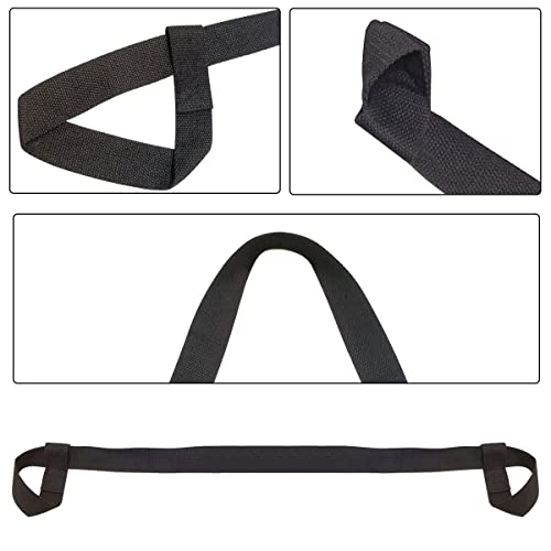 Tenalleys 1Pcs Adjustable Yoga Mat Strap Multi-Purpose Straps Easy-Cinch Yoga Mat Sling - color: Black