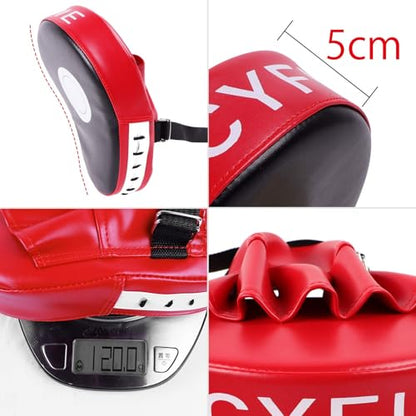 3-in-1 Boxing Training Set, Punching Mitts, Kick Pad and Target Paddle - style: Punching Mitts