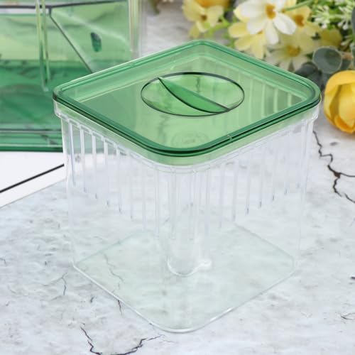 DOITOOL Pneumatic Hatching Box Aquarium Isolation Tank for Fish Fry Nursery Transparent Fish Tank Fry Box with Self-Guided Circulation for Home Aquatic Pets