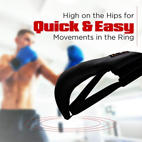 Boxing MMA Training Muay Thai Groin Abdominal Protector - Comfortable Ultimate Protection for Contact Sports - Perfect for Gym & Workout Use - size: Large