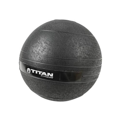 Titan Fitness Rubber Slam Ball, Dead Weight Ball Absorbs Impact, Minimal Bounce, Textured Surface for Strength and Conditioning, Cardio Workouts, Full Body Workout - style: 4.5kg(10파운드)