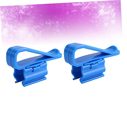 2pcs Plastic Fish Tank Aquarium Bucket Hose Holder Clip Bucket for Fish Tank Cleaning Aquarium Filtration Hose Clip Fish Tank Clean Pump Fixing Clamp Aquarium Filtration Hose Clamp