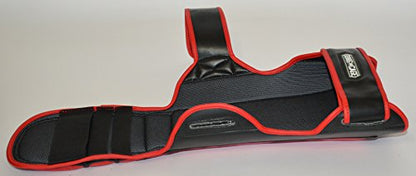 Ultima GelTech MMA Muay Thai Grappling Shin Instep Shin Guards - color: Red, size: Medium