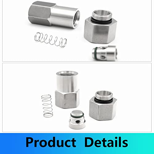 1/8 1/4 3/8 1/2 Inch G Female Thread 304 Stainless Steel Check Valve One Way Non-Return Valve for Water Oil Gas - size: 3/8 Inch