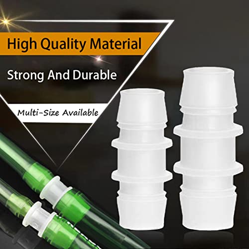 80Pcs Hose Barb Fitting, Pipe Connector Joint Splicer Mender Adapter Union for Aquarium Adapter Gas Liquid Air, for Hose ID 5/32",7/32",3/16",5/16",7/16",1/8",3/8",5/8",1/4", 3/4", 1/2",1" (12 sizes)