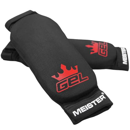 Meister MMA Elastic Cloth Forearm Guards w/Integrated Gel Padding (Pair) - size: Youth / X-Small