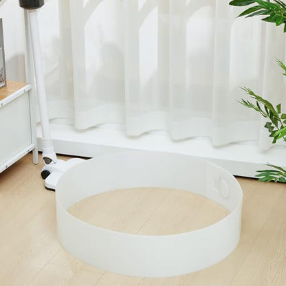 2 Pcs 96” Splash Guard for Floor Scrubbers Adjustable Splash Guard with Slots for Applicable Different Sizes Scrubbers, Stripping Floors Protect Walls