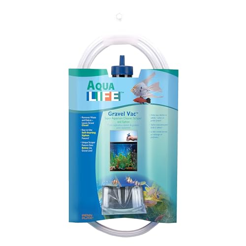 Penn-Plax Gravel Vacuum for Aquariums | Make cleaning and tank maintenance quicker and easier (GV9)