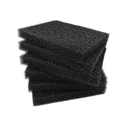 Aquarium Bio Filter Media Sponge, 6 Pack, 6.3 x 5.5 x 0.8 inch | Foam Filter Pad, Compatible with ML350 Fish Tank Filter, Replacement