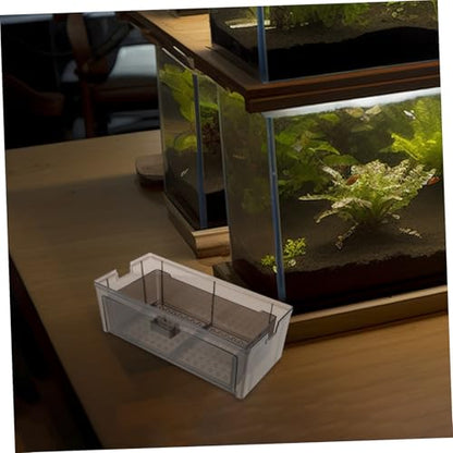 VICASKY Drip Box for Fish Tank Transparent Box Easy Maintenance Aquarium Filtration System Efficient Space Saving Design for Optimal Water Clarity