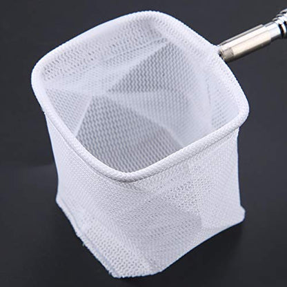 Fishing Landing Net Telescopic Aquarium Fish Shrimp Net Extendable Portable Dip Fishingnet with Stainless Steel Handle 20 to 56.5cm
