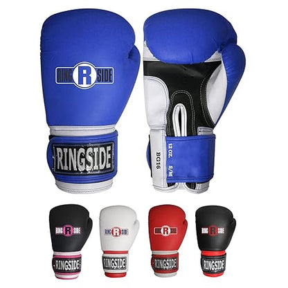 Ringside Pro Style Boxing Training Kickboxing Muay Thai Sparring Gloves - color: Blue, size: Large-X-Large
