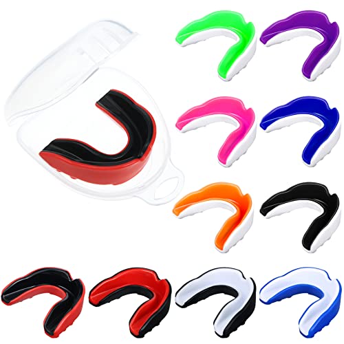 Frienda Adult Mouth Guards for Sports with Case - color: Bright Color