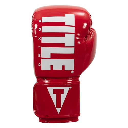 TITLE Boxing Inferno Intensity Elastic Training Gloves - color: Red/White, size: 14 oz