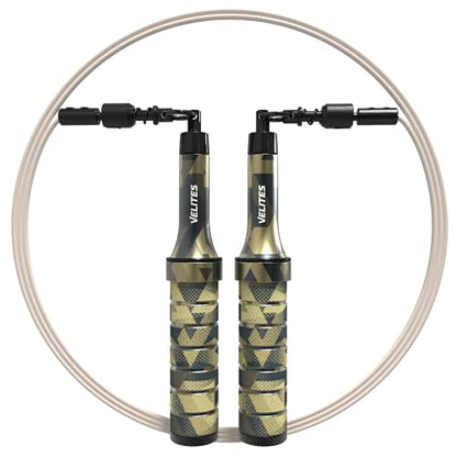 Velites Earth 2.0 Official CrossFit Games Jump Rope, Double Unders - color: Kamo