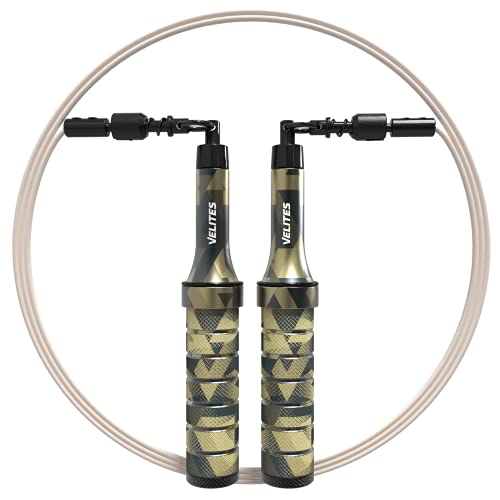 Velites Earth 2.0 Official CrossFit Games Jump Rope, Double Unders - color: Kamo