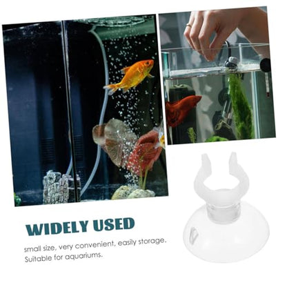 BESPORTBLE 20pcs Transparent Aquarium Cup Tubes Clips Fish Tank Holders Functional Water Tubing Clips for Visibility and Aesthetic Appeal