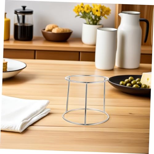VALICLUD 2pcs Stainless Steel Seafood Display Rack Double Layer Grill Pan Stand for Restaurant Buffet Food Dish Holder for Sushi Oysters Shrimp Crab Presentation