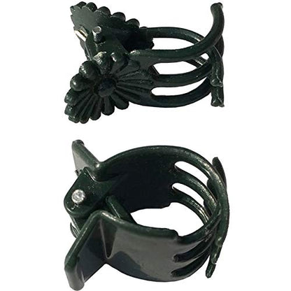 20 Pcs Large and 50 Pcs Small Daisy Orchids Clips Garden Tomato Trellis Clips to Keep Plant Neat and Healthy, Green