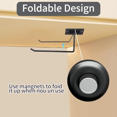 Tumbler Lid Organizer, Under Cabinet Lid Holder for Yeti/Stanley/Simple Modern Tumbler Lids, Self-Adhesive or Drilling Tumbler Lid Hook