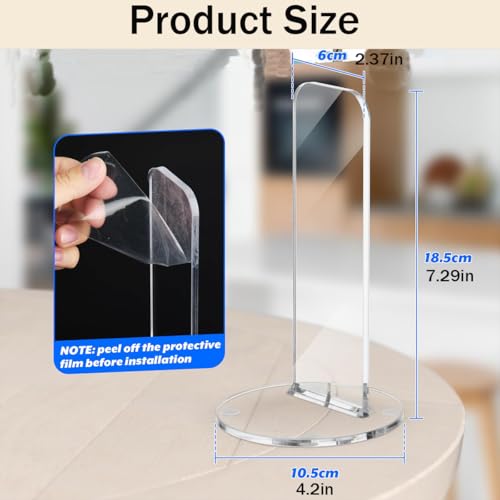 Clear Boxing Glove Stand, Boxing Glove Display Stand, Vertical Baseball Glove Display Stand(1 PACK) - color: 1 PACK