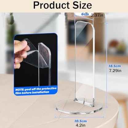 Clear Boxing Glove Stand, Gym Glove Holder,Boxing Glove Display Stand, Vertical Boxing Glove Display Baseball Glove Display Stand (2 PACK) - color: 2 PACK