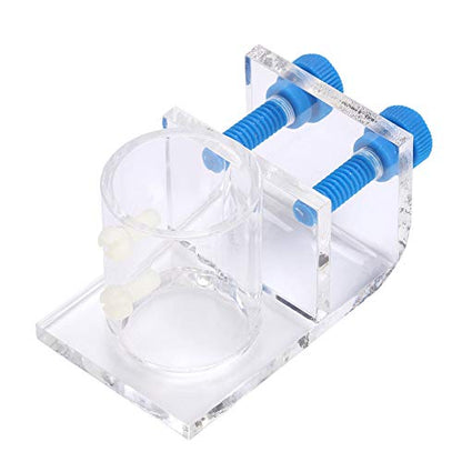 Transparent Acrylic Water Tube Soft Pipe Fixture for Fish Tank Aquarium (Single Hole) - size: Single Hole