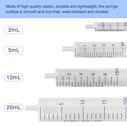 50 Pack 5 ml Plastic Syringe, luer Slip Syringe, Used in Scientific Laboratories, Liquid refilling, DIY Crafts, Scientific Labs By Labfil - size: 5ML Plastic Syringe