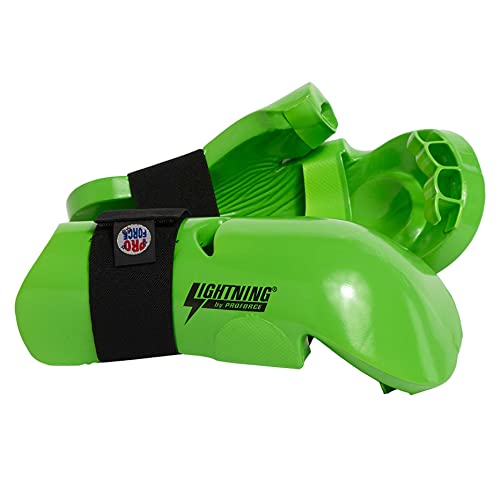 ProForce Lightning Punches Karate/Martial Arts Sparring Gloves - color: Green, size: Small