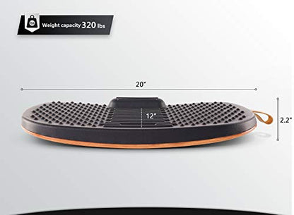 FEZIBO Standing Desk Mat with Anti Fatigue Bar - size: Medium