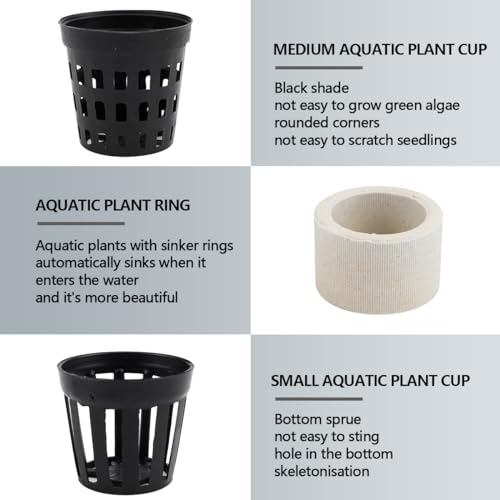Aquatic Plants Fixed rings Set Aquarium Plant Weights Pot Aquarium Accessories (30)