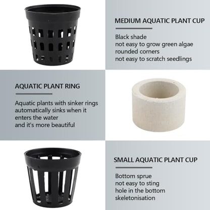Aquatic Plants Fixed rings Set Aquarium Plant Weights Pot Aquarium Accessories (30)