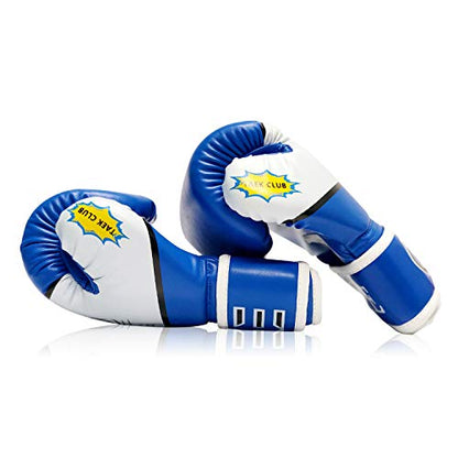 CKE Boxing Gloves for Kids Ages 5-12, Beginner Punch Bag Training Gloves - color: BLUE