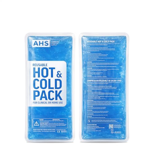 American Hospital Supply |Reusable Hot and Cold Pack 5'' x 11'' | 2 Pack - size: 2 Pack