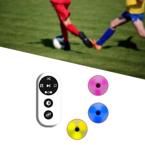 6Pcs Reaction Training Light Kits Set Children Physical Fitness Training Lamp Speed Agility Response Equipment for Home