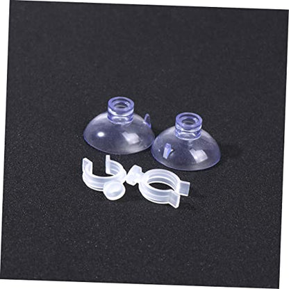 20pcs Fish Tank Hose Holders for Aquariums Easy to Install Underwater Clamp Accessories