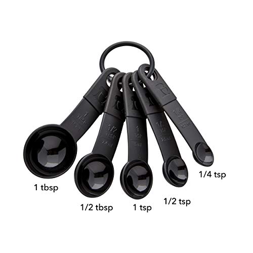 KitchenAid KE057OHWHA Classic Measuring Spoons - color: Black